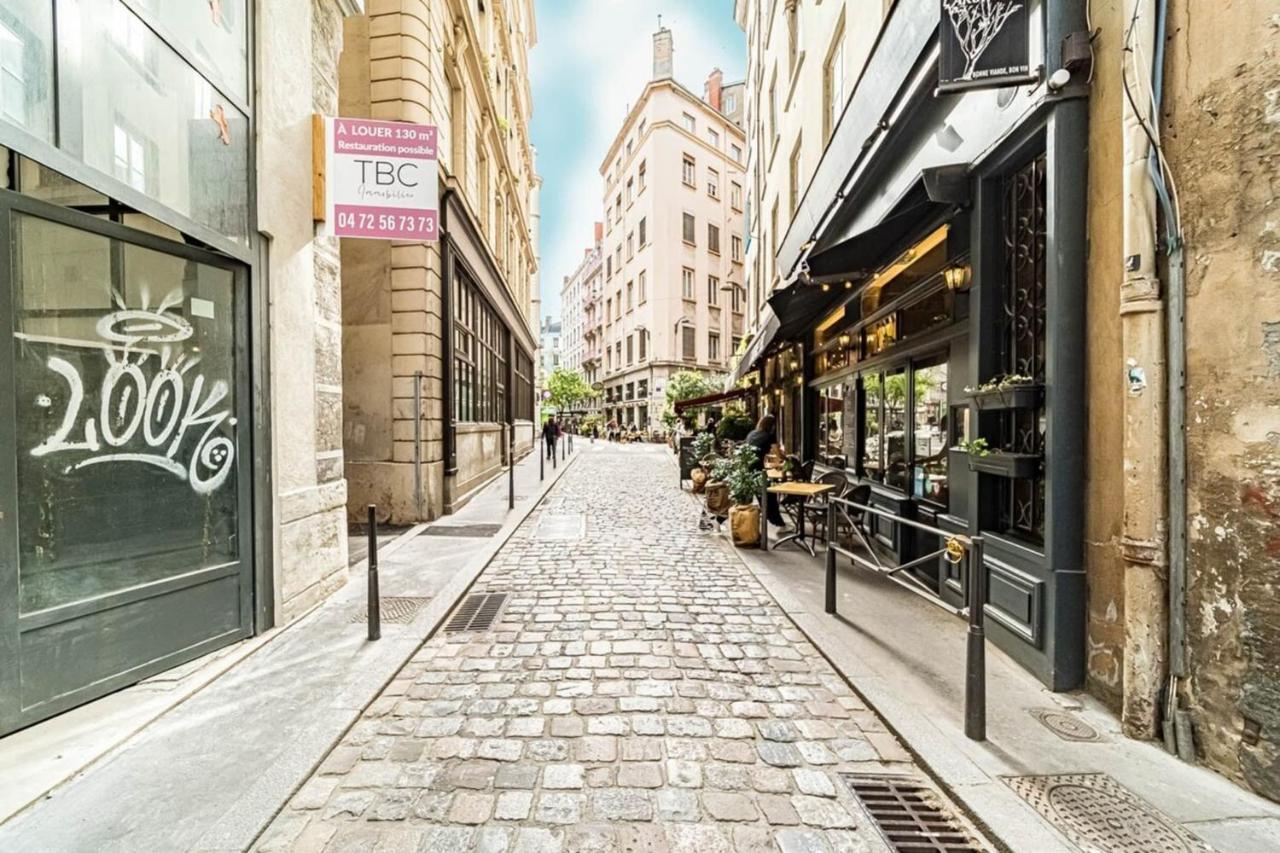 The Pizay Duplex Cozy 2 People - Metro Hotel De Ville ลียง ภายนอก รูปภาพ